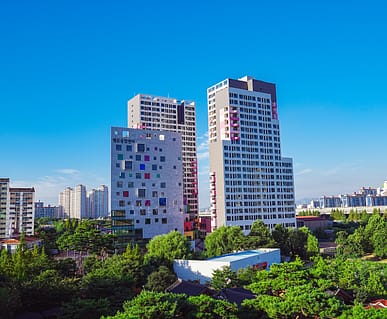 한국만화웹툰아카데미 외관 전경